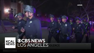 Violence breaks out at UCLA protests