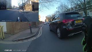 LM20MUE - Pointless & Dangerous Mercedes Close Pass - Police Action Taken