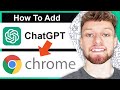 How To Add ChatGPT Search To Google Chrome (Step By Step)