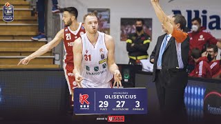 UMANA Top Performance: Osvaldas Olisevicius vs Allianz Pallacanestro Trieste