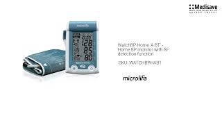 WatchBP Home A BT Home BP monitor with AF detection function WATCHBPHABT