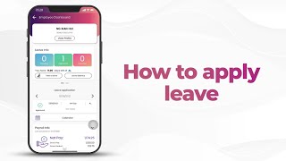 SQL eLeave - 02) How to apply leave