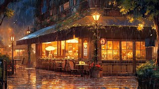 Cozy Autumn Coffee Shop 🌧️ Fall Lofi 2023 🌧️ Rainy Lofi With Rain Sounds To Make You Feel Peaceful