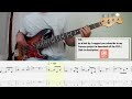 Leonard Cohen - Hallelujah BASS COVER + PLAY ALONG TAB + SCORE