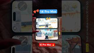 iPhone 15 Pro vs 14 pro max pubg test l iPhone 14 Pro Max Vs 15 Pro pubg/bgmi test #pubgtest #bgmi