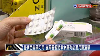 原廠藥撤台因健保砍價？ 食藥署駁:沒有相關－民視新聞