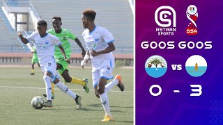 GOOS GOOS: Garasbaaley (0-3) C/Casiis. Tartanka degmooyinka iyo deegaannada G.Banaadir,