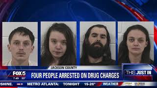 Four arrested on drug charges
