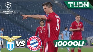 ¡GOOOOL! ¡Lewandowski no perdona! | Lazio 0-1 Bayern | Champions League 2021 - Octavos | TUDN