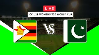🔴LIVE ZIMBABWE WOMENS U19 VS PAKISTAN WOMENS U19 | ICC U19 WOMENS T20 WORLD CUP 2023 | ZIMW VS PAKW