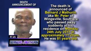 Bernard J Mathurin short