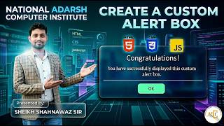Create Stunning Custom Alert Box with HTML CSS JavaScript | Step-by-Step Tutorial (Beginner to Pro)