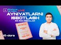 AYNIYATLARNI ISBOTLASH ALGEBRAIK IFODALARNI SODDALASHTRISH 66-100 MISOLLAR