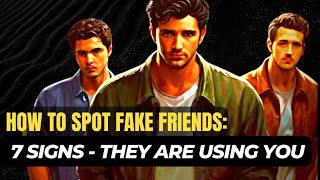How to Spot Fake Friends: 7 Signs They Are Using | Words of Wisdoms | Allgrow Wisdoms