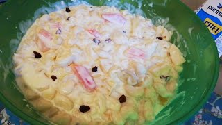 Filipino's Best Macaroni Salad Dessert  | @JhenzieFiles