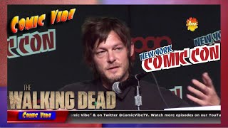 Norman Reedus talks about his role in the Walking Dead | New York Comic Con