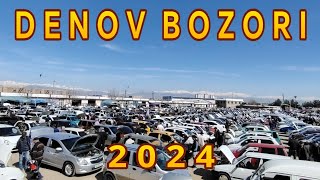 DENOV MASHINA BOZORI 2024 29-DEKABR 1-QISM JENTRA COBALT NEXIA MATIZ TICO NARXI.  #denov_bozori