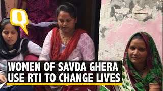 Women of Savda Ghevra Changed Their Lives Through Power of RTI