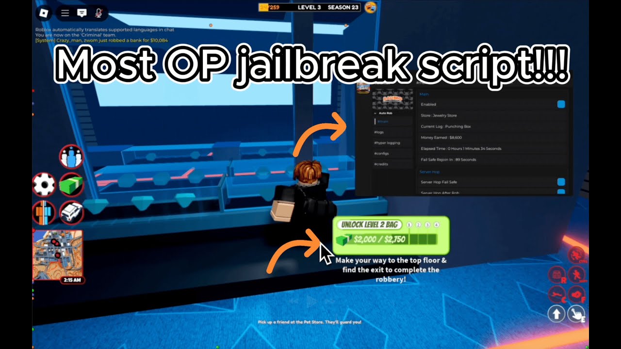Most Op Jailbreak Script Showcase Script In Description Youtube