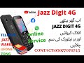 Jazz Digit 4G Mobile all network Unlock Free