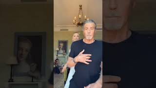 sylvester stallone and sofia stallone dance #sylvesterstallone #sofiastallone