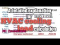 13 hvac cooling load calculation manual in detail