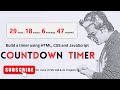 Make and Deploy a Countdown Timer [ HTML CSS JAVASCRIPT ] Step-by-Step Tutorial