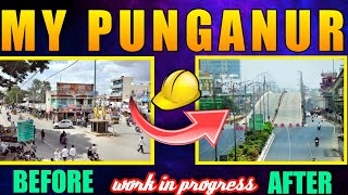 Punganur NH 42 Highway construction 🏗️🚧 || punganur roads construction work