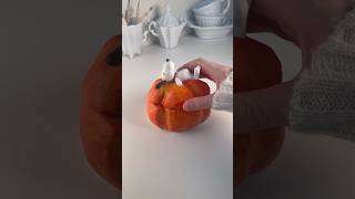 Making clay snoopy pumpkin #pumpkin #clay