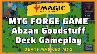 Abzan Goodstuff Deck's Gameplay | Forge MTG Game EP 02 | New Version of Shandalaar