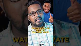 Watch Privated And Deleted Youtube Video Using This Trick