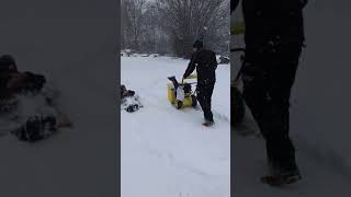 Karcher Snow Thrower ft. Craigmore workers