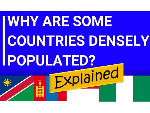 Why are some parts of Africa sparsely populated?