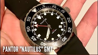 PANTOR NAUTILUS GMT Dive Watch 200M Watch Review