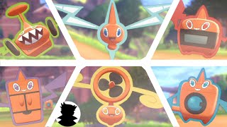 【ポケモンキャンプリサーチ】かわいいロトム（ヒート・ウォッシュ・フロスト・スピン・カットフォルム）