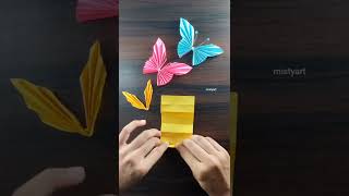 Paper butterfly making #shorts