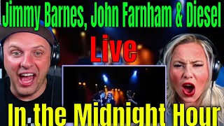 Reaction To Jimmy Barnes, John Farnham & Diesel - In the Midnight Hour live 1991