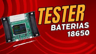 PROBADOR TESTER DE BATERIAS 18650 CONFIGURACION IDIOMA