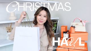 WHAT I GOT FOR CHRISTMAS 2024 🤍🧸🎄| Hermes, Van Cleef, Dior Beauty \u0026 JoMalone luxury unboxing!