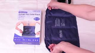 Revix Gel Ice Pack for Back Injuries and Pain Relief (16\