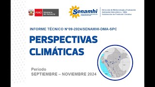 Pronóstico Trimestral (Sep-octub-nov) 2024