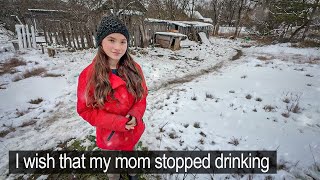 In an abandoned village, we found a girl and her family in terrible conditions..