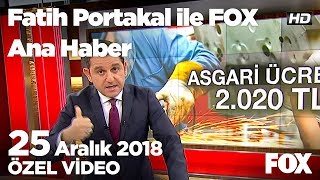Erdoğan: Önce tazminat sonra ceza... 25 Aralık 2018 Fatih Portakal ile FOX Ana Haber