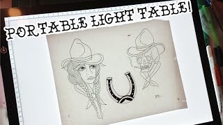 Showing Off My Portable AMAZON LIGHT TABLE!