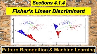 4.1.4 Fisher's Linear Discriminant - Pattern Recognition and Machine Learning