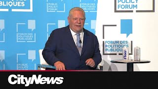 Ford emphasizes his role as leader of the 'Progressive' Conservatives