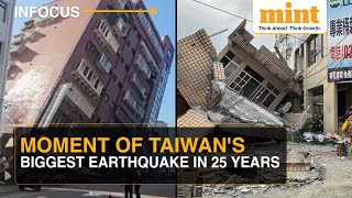 Moment Of Taiwan's Biggest Earthquake In 25 Years, Triggered Tsunami Warnings In Japan, Phillippines