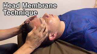 Manual therapy for stiff neck from inside head
