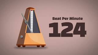 124 BPM Metronome [1Hour]
