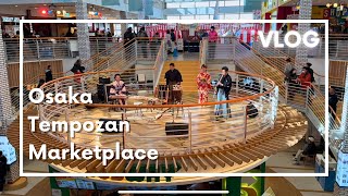 Osaka Tempozan Marketplace, Japanese local travel vlog day in my life in Japan